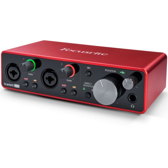 Focusrite Scarlett 2i2 USB-C Audio Interface (3rd Generation)
